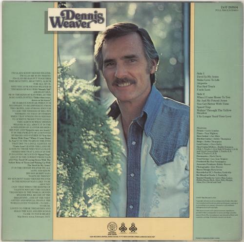 Dennis Weaver Dennis Weaver + Poster vinyl LP album (LP record) UK DW2LPDE697085