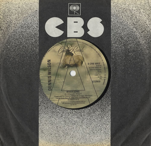 Dennis Wilson River Song 7" vinyl single (7 inch record / 45) UK DWL07RI98676