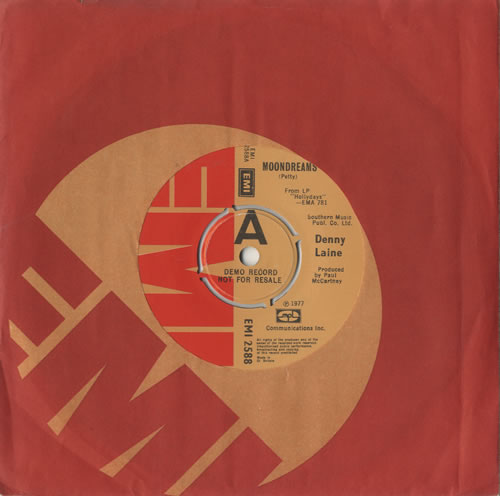 Denny Laine Moondreams 7" vinyl single (7 inch record / 45) UK DNY07MO206479