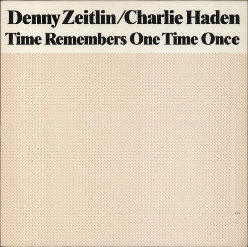Denny Zeitlin Time Remembers One Time Once vinyl LP album (LP record) German DNZLPTI851240