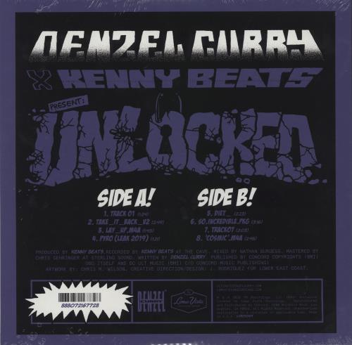 Denzel Curry Unlocked - Sealed picture disc LP (vinyl picture disc album) US ZFVPDUN756703