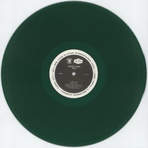 Denzel Curry Zuu - Green Vinyl vinyl LP album (LP record) UK ZFVLPZU887903
