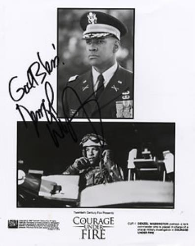 Denzil Washington Courage Under Fire - Autographed photograph US DA2PHCO260003