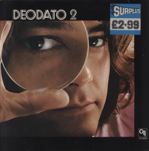 Deodato Deodato 2 vinyl LP album (LP record) Dutch DTFLPDE823822