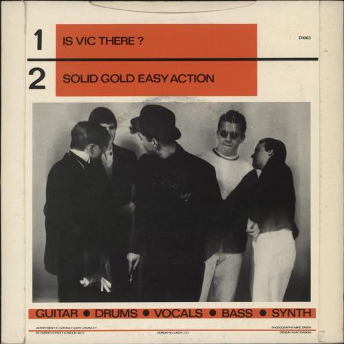 Department S Is Vic There? - 4prong + Picture Sleeve 7" vinyl single (7 inch record / 45) UK DTS07IS140879