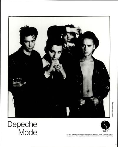 Depeche Mode 101 - One O One media press pack US DEPPPON06483