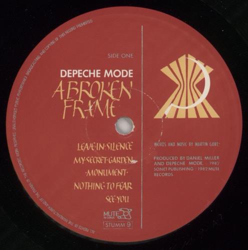 Depeche Mode A Broken Frame - 1st vinyl LP album (LP record) UK DEPLPAB174437