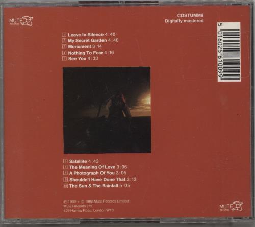 Depeche Mode A Broken Frame CD album (CDLP) UK DEPCDAB598228