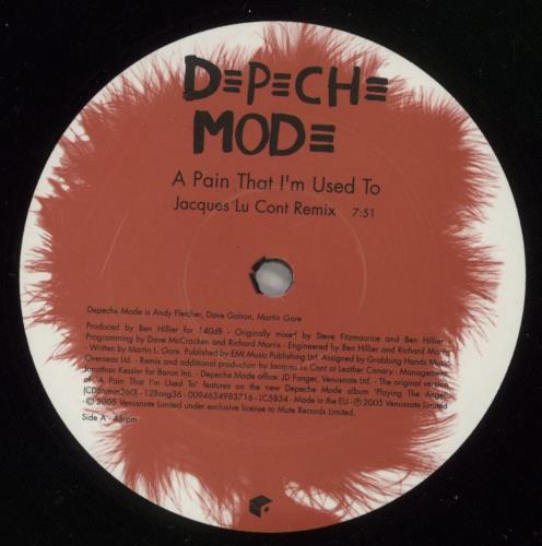 Depeche Mode A Pain That I'm Used To 12" vinyl single (12 inch record / Maxi-single) UK DEP12AP344198