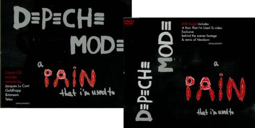Depeche Mode A Pain That I'm Used To 3-disc CD/DVD Set UK DEP3DAP418220