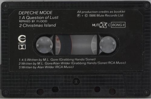 Depeche Mode A Question Of Lust - Cassette In 7" Sleeve - EX cassette single UK DEPCSAQ567937