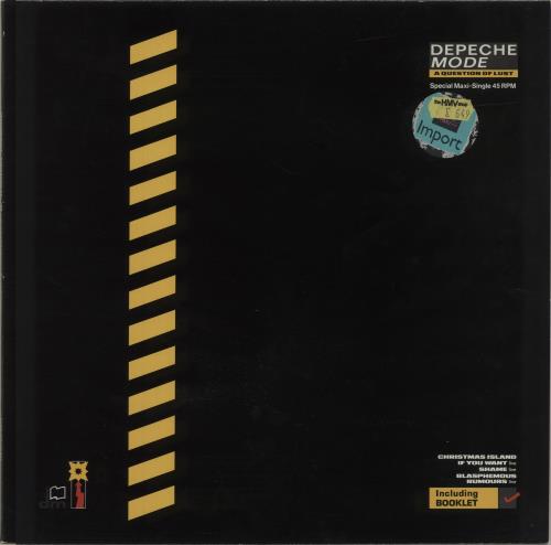 Depeche Mode A Question Of Lust - 'M' Label 12" vinyl single (12 inch record / Maxi-single) German DEP12AQ536955