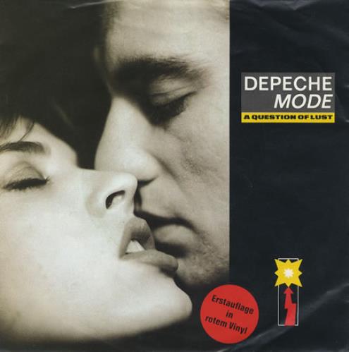 Depeche Mode A Question Of Lust - Red Vinyl 7" vinyl single (7 inch record / 45) German DEP07AQ02509