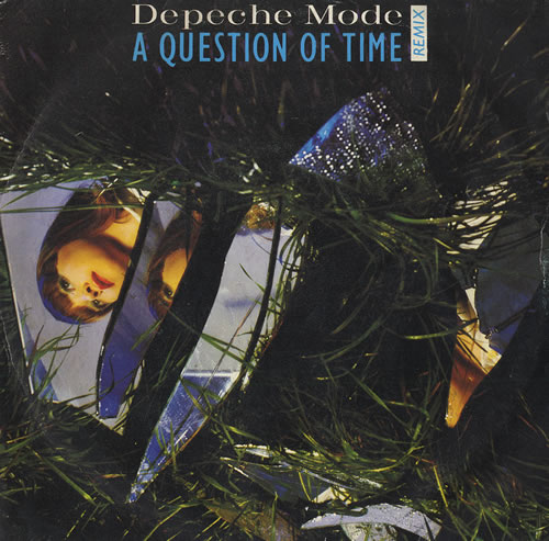 Depeche Mode A Question Of Time (Remix) 7" vinyl single (7 inch record / 45) Spanish DEP07AQ445075