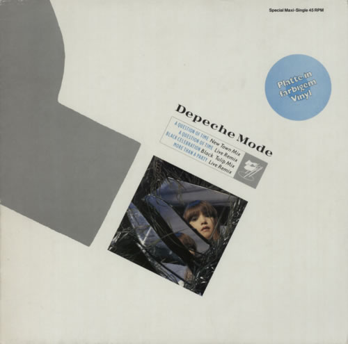 Depeche Mode A Question Of Time - Grey Vinyl 12" vinyl single (12 inch record / Maxi-single) German DEP12AQ49368