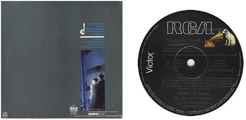 Depeche Mode Alguna Gran Recompensa - Some Great Reward vinyl LP album (LP record) Argentinean DEPLPAL413145