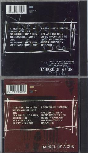 Depeche Mode Barrel Of A Gun - Hype Stickered 2-CD single set (Double CD single) UK DEP2SBA806526