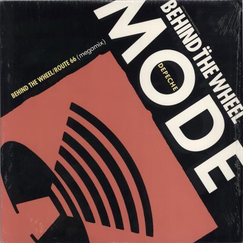 Depeche Mode Behind The Wheel / Route 66 - Shrink 12" vinyl single (12 inch record / Maxi-single) US DEP12BE05573