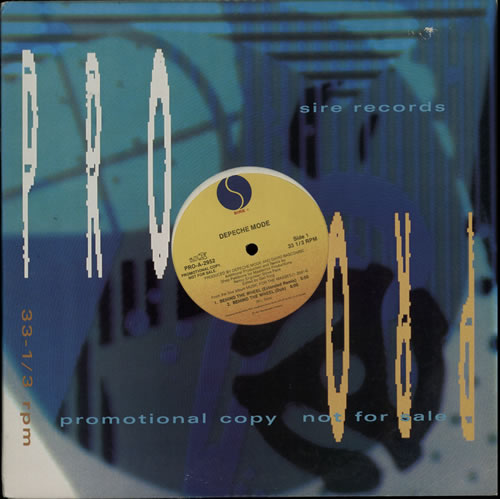 Depeche Mode Behind The Wheel - VG 12" vinyl single (12 inch record / Maxi-single) US DEP12BE637486