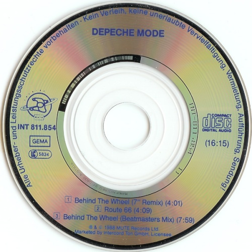 Depeche Mode Behind The Wheel 3" CD single (CD3) German DEPC3BE12956