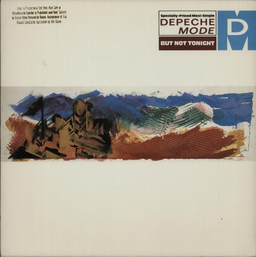 Depeche Mode But Not Tonight - Gold Promo Stamp 12" vinyl single (12 inch record / Maxi-single) US DEP12BU105636