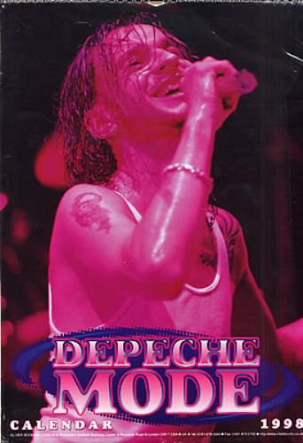 Depeche Mode Calendar 1998 - Oliver Books calendar UK DEPCACA92507