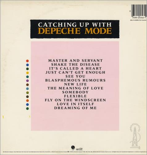Depeche Mode Catching Up With - Promo Stamped vinyl LP album (LP record) US DEPLPCA141381