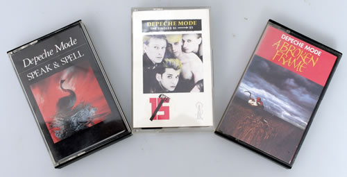 Depeche Mode Collection of 3 Albums cassette album UK DEPCLCO550259