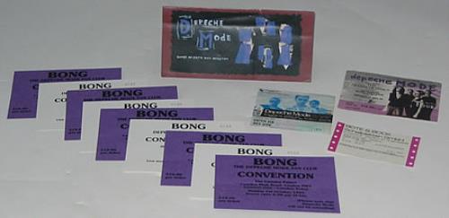 Depeche Mode Collection Of Tickets concert ticket UK DEPTICO394294