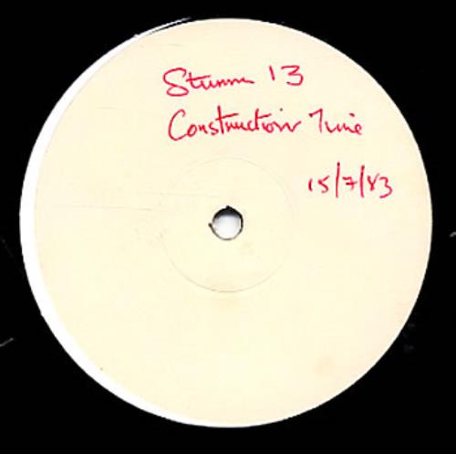 Depeche Mode Construction Time Again LP Test Pressing vinyl LP album (LP record) UK DEPLPCO299074