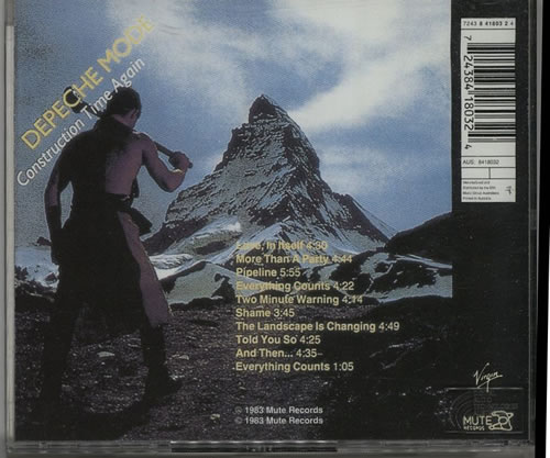 Depeche Mode Construction Time Again CD album (CDLP) Australian DEPCDCO637155