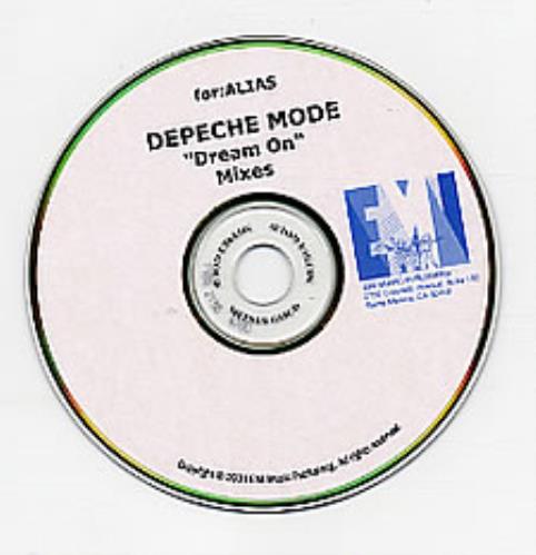 Depeche Mode Dream n Mixes CD-R acetate US DEPCRDR256105
