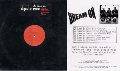 Depeche Mode Dream On - double pack 12" vinyl single (12 inch record / Maxi-single) US DEP12DR183504