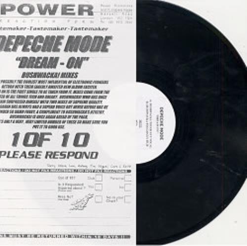 Depeche Mode Dream On - test pressing 12" vinyl single (12 inch record / Maxi-single) UK DEP12DR179851