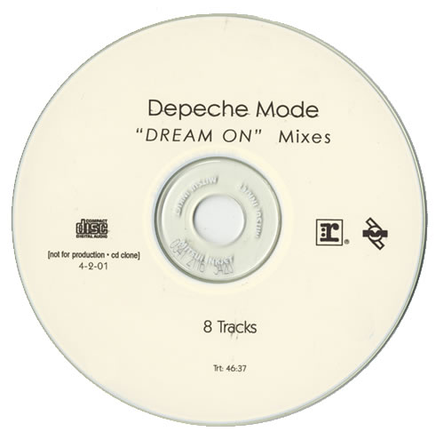 Depeche Mode Dream On Mixes CD-R acetate US DEPCRDR184215