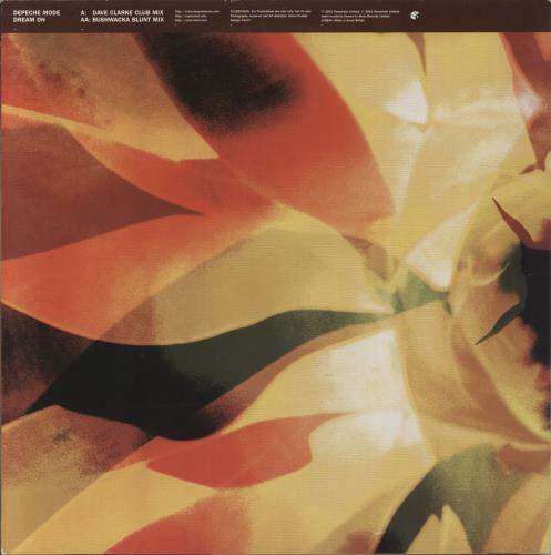 Depeche Mode Dream On 12" vinyl single (12 inch record / Maxi-single) UK DEP12DR179845