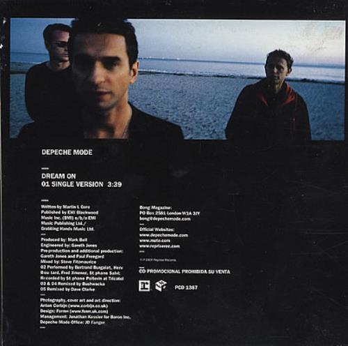 Depeche Mode Dream On CD single (CD5 / 5") Mexican DEPC5DR185542