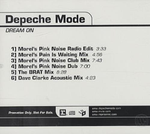 Depeche Mode Dream On CD single (CD5 / 5") US DEPC5DR189608