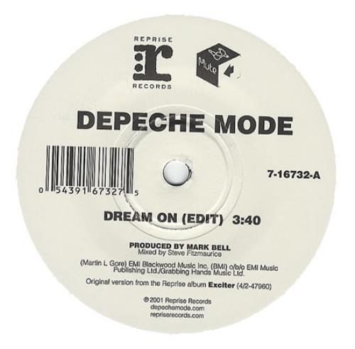 Depeche Mode Dream On 7" vinyl single (7 inch record / 45) US DEP07DR381189
