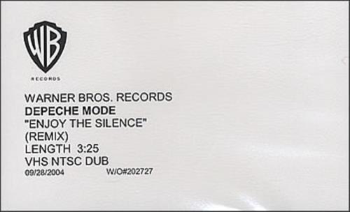 Depeche Mode Enjoy The Silence - Remix video (VHS or PAL or NTSC) US DEPVIEN379943