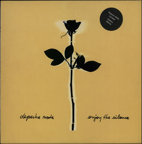 Depeche Mode Enjoy The Silence - Stickered sleeve 12" vinyl single (12 inch record / Maxi-single) UK DEP12EN637020