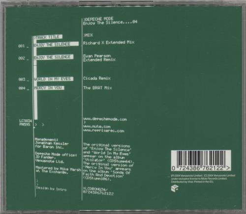 Depeche Mode Enjoy The Silence 04 CD single (CD5 / 5") UK DEPC5EN309120