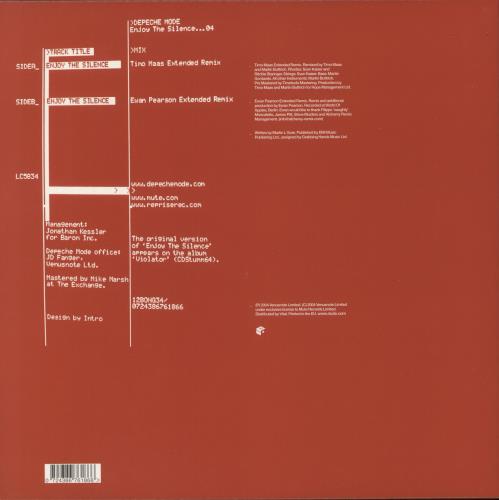 Depeche Mode Enjoy The Silence 2004 12" vinyl single (12 inch record / Maxi-single) UK DEP12EN302469