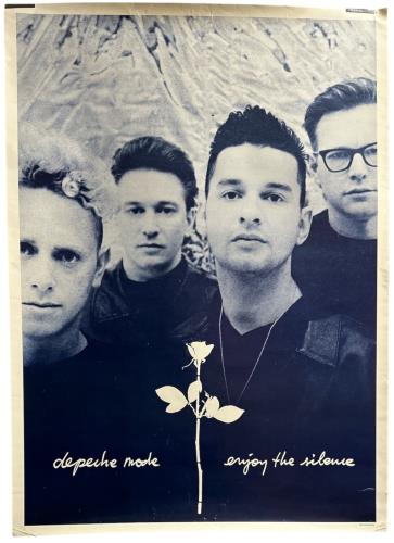 Depeche Mode Enjoy The Silence poster UK DEPPOEN42309