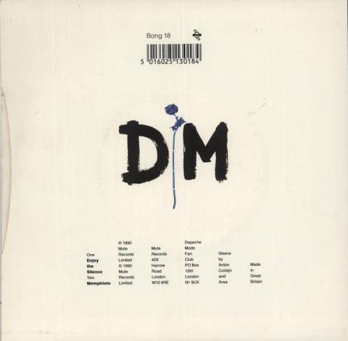 Depeche Mode Enjoy The Silence 7" vinyl single (7 inch record / 45) UK DEP07EN47227