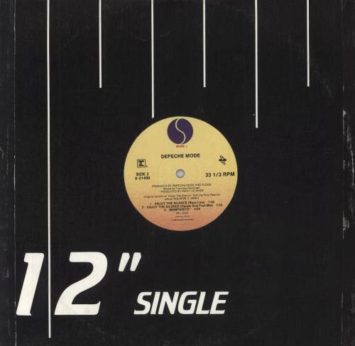 Depeche Mode Enjoy The Silence 12" vinyl single (12 inch record / Maxi-single) US DEP12EN835366