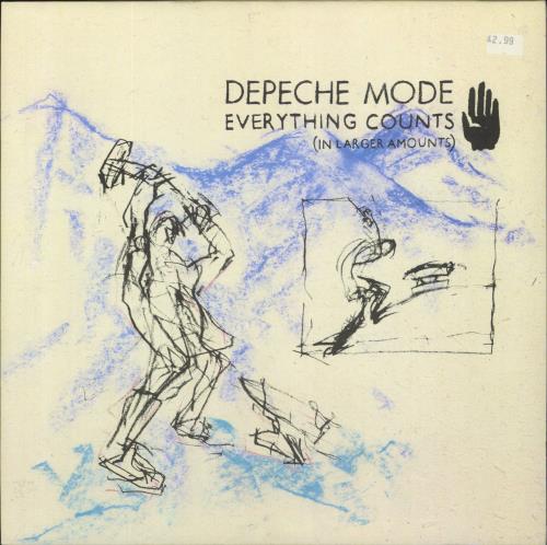 Depeche Mode Everything Counts [In Larger Amounts] 12" vinyl single (12 inch record / Maxi-single) UK DEP12EV826966