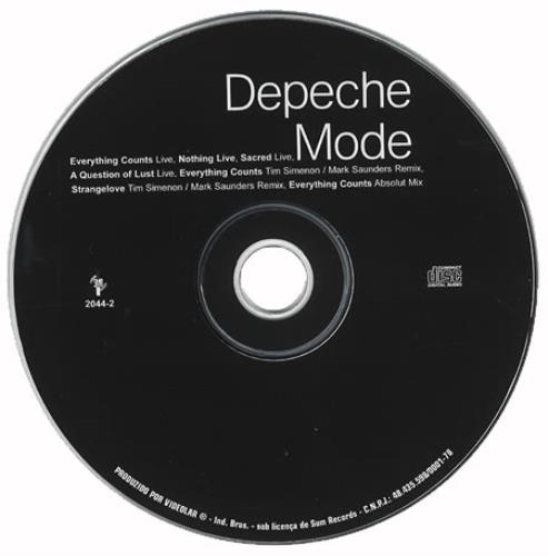 Depeche Mode Everything Counts Live CD single (CD5 / 5") Brazilian DEPC5EV214883