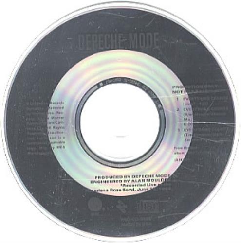 Depeche Mode Everything Counts Remixes CD single (CD5 / 5") US DEPC5EV07866