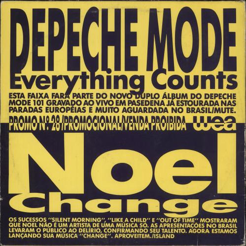 Depeche Mode Everything Counts 12" vinyl single (12 inch record / Maxi-single) Brazilian DEP12EV10428